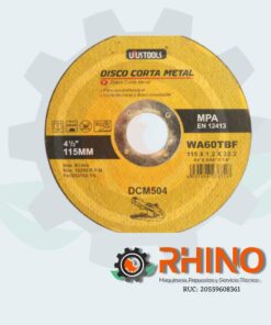 DISCO CORTA METAL 115MM x 1.2 x 22.2 UYUSTOOLS - DCM504