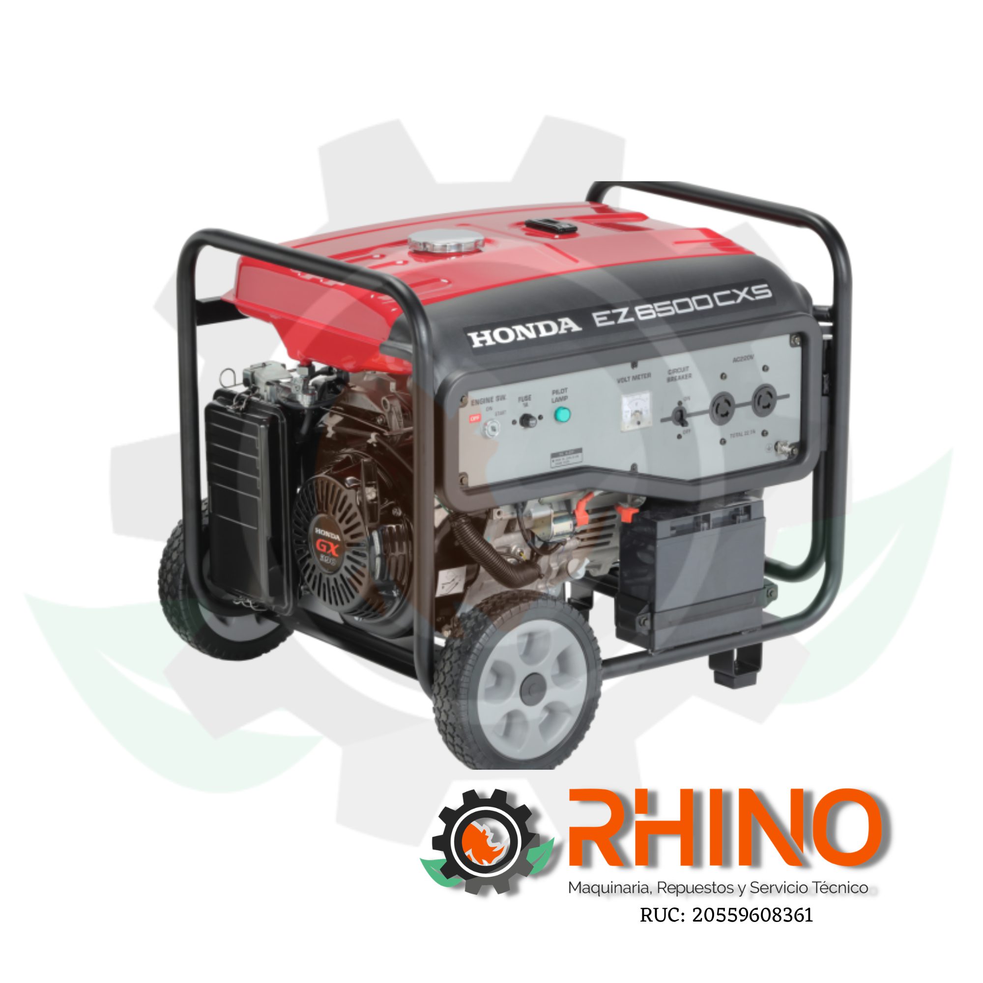 GENERADOR GASOLINERO MONO. 6500 W 13HP HONDA EZ6500CXS-S