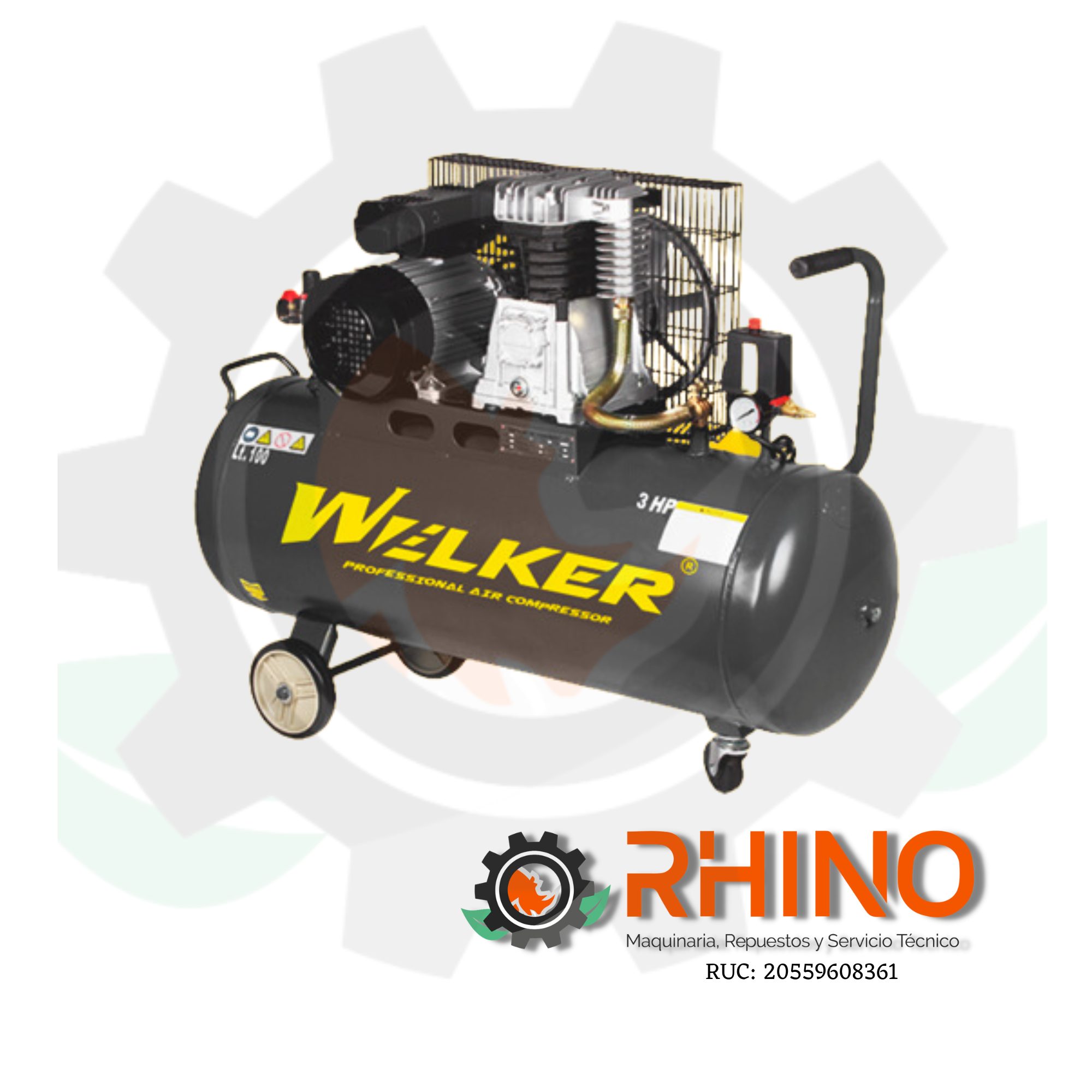 COMPRESORA 100L 2HP WELKER 2055L