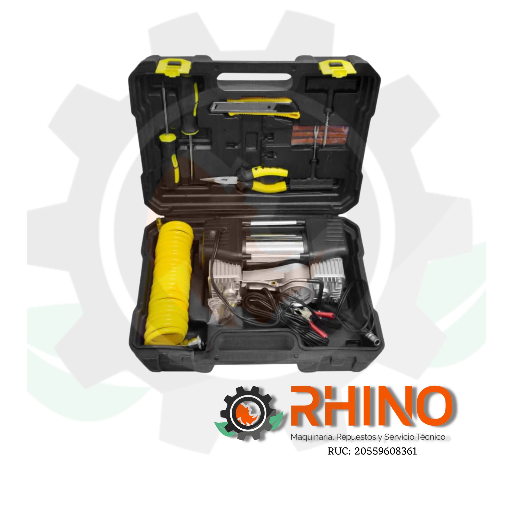COMPRESORA MINI DOBLE PISTON UYUSTOOLS CMM300U - Imagen 2