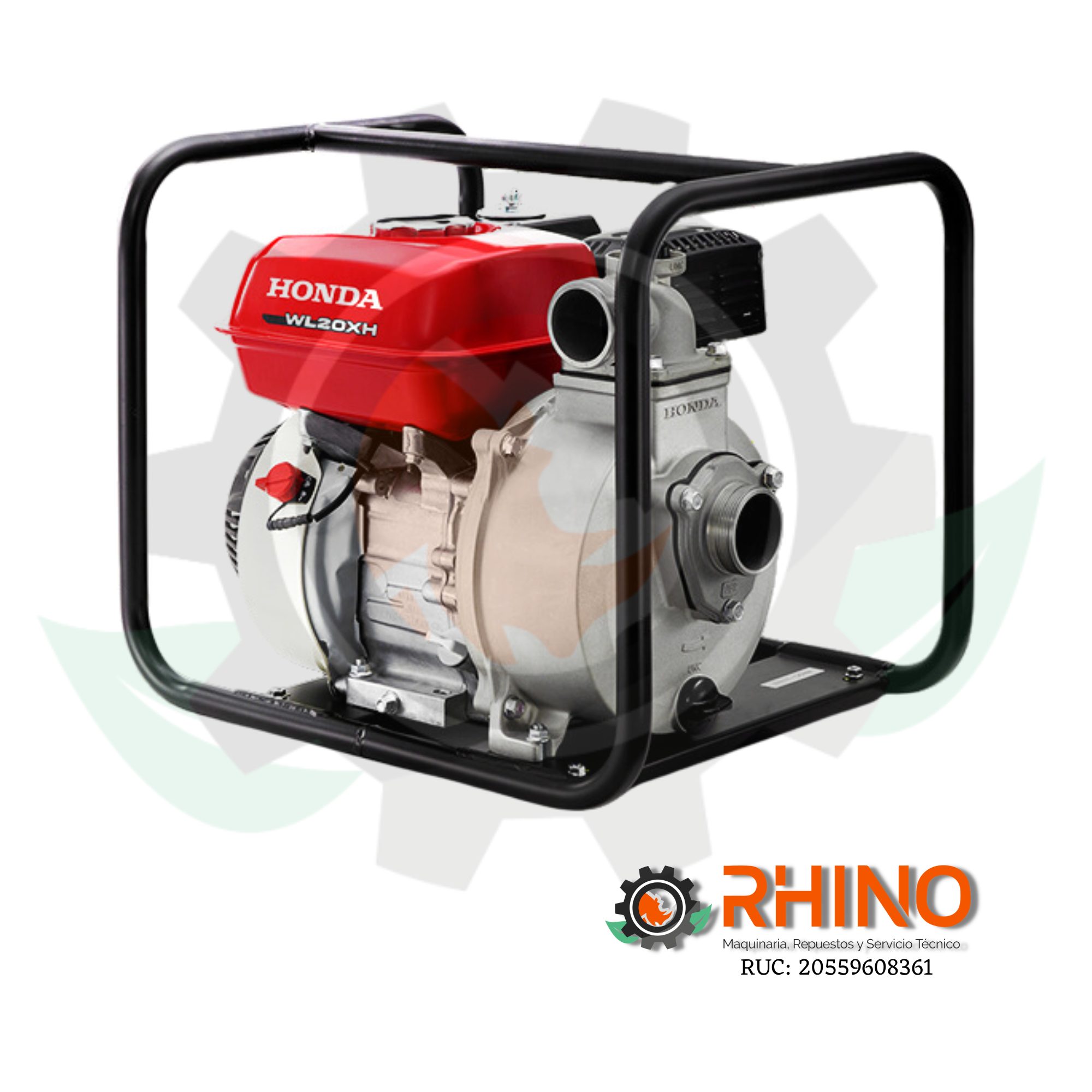 MOTOBOMBA AUTOCEBANTE DE 2″ x 2" 5.5 HP HONDA WL20XH-DR1