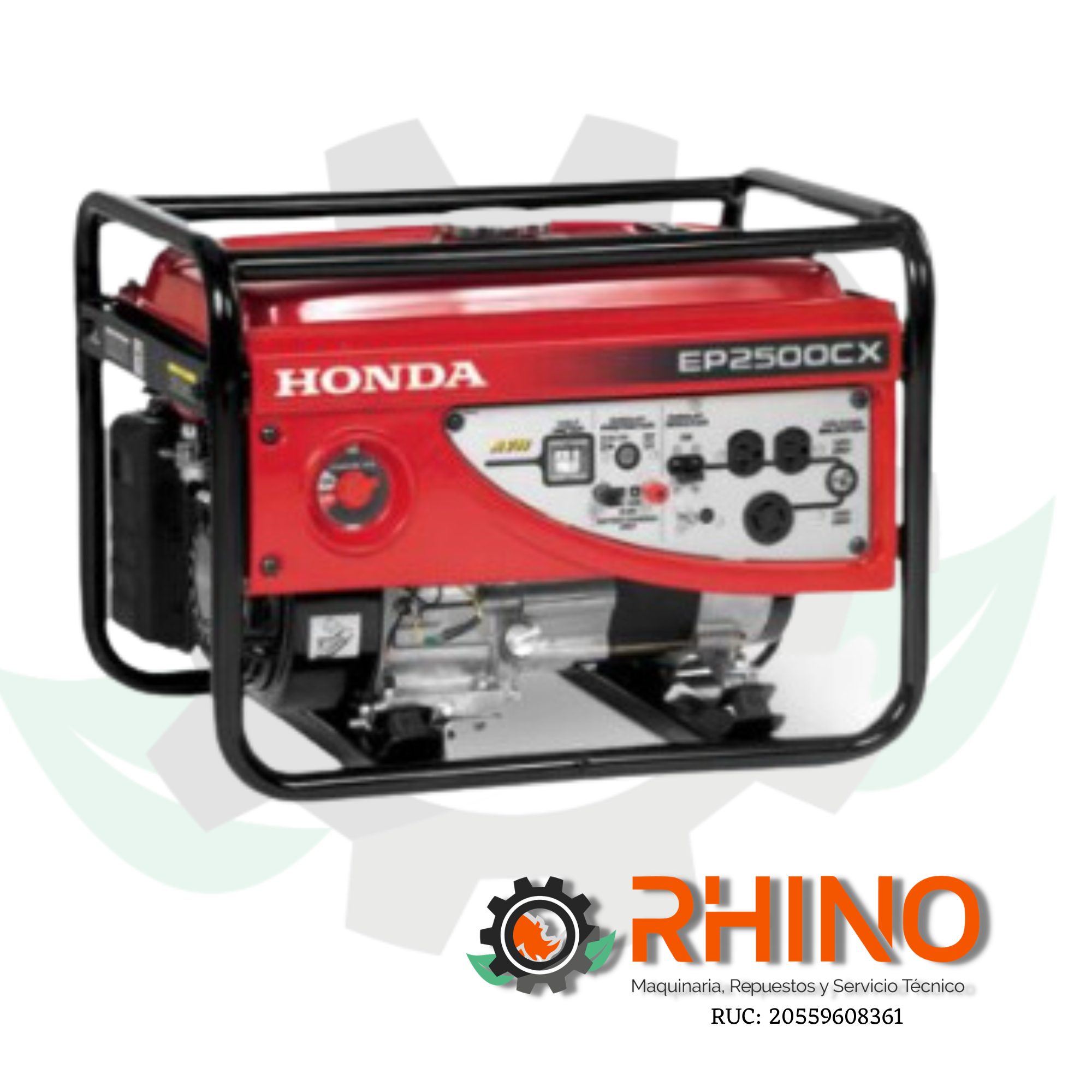 GENERADOR GASOLINERO MONOFÁSICO 5.5 HP/2.5 KW HONDA - EP2500CX1 (producto descontinuado-repuestos disponibles)