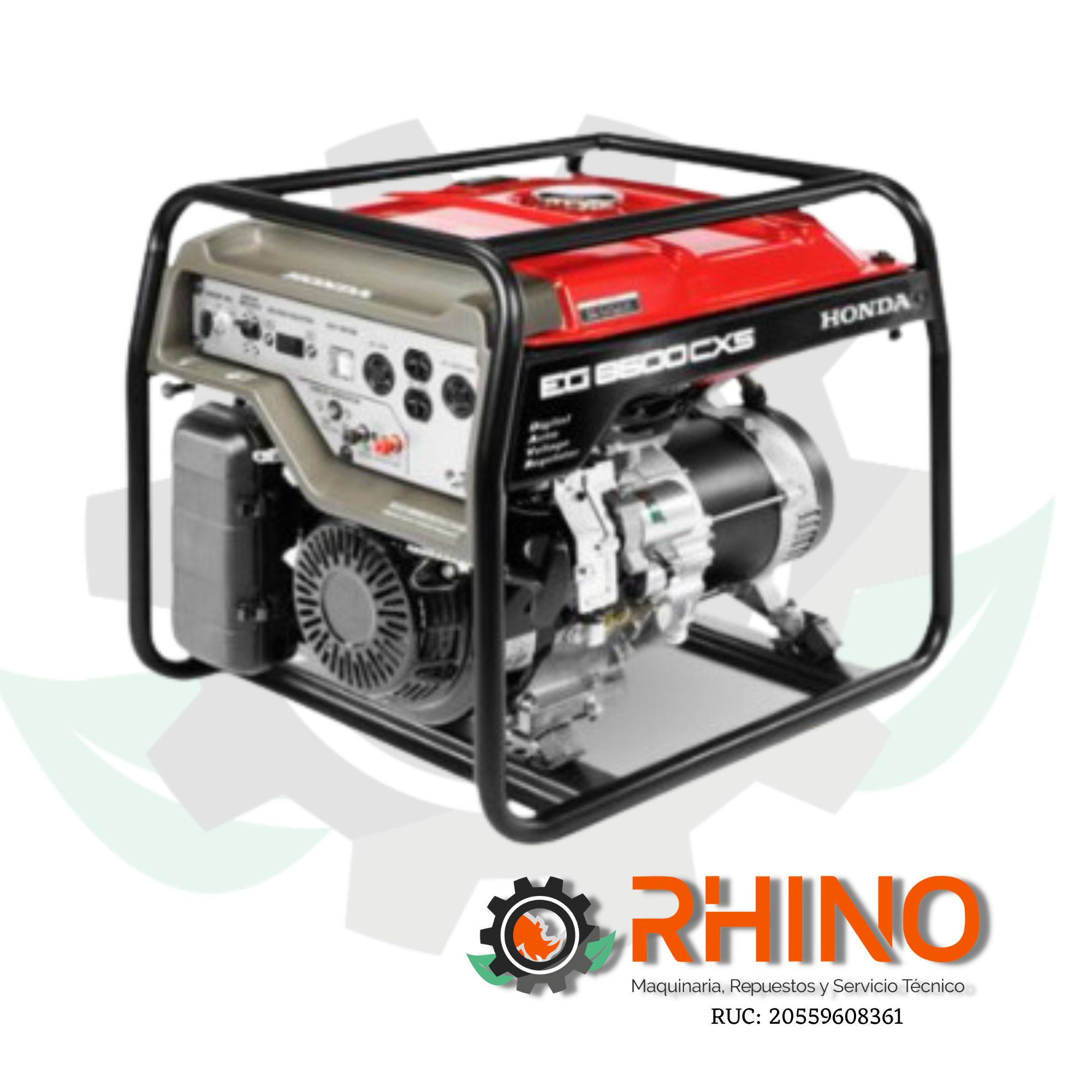 GENERADOR GASOLINERO MONOFÁSICO 13HP/6.5KW HONDA - EG6500CXS-S1H