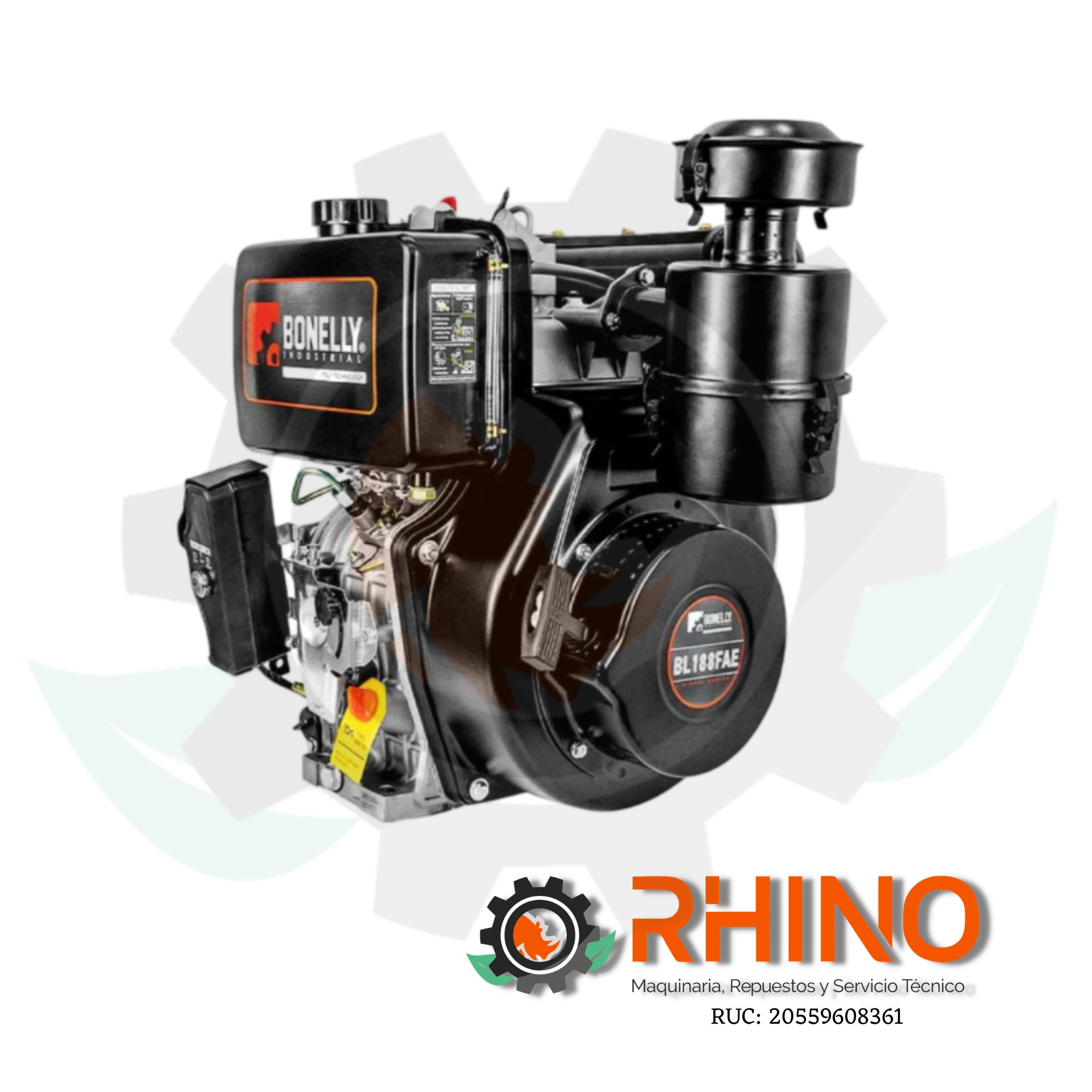 MOTOR PETROLERO 13 HP 4 TIEMPOS BONELLY BL188FAE