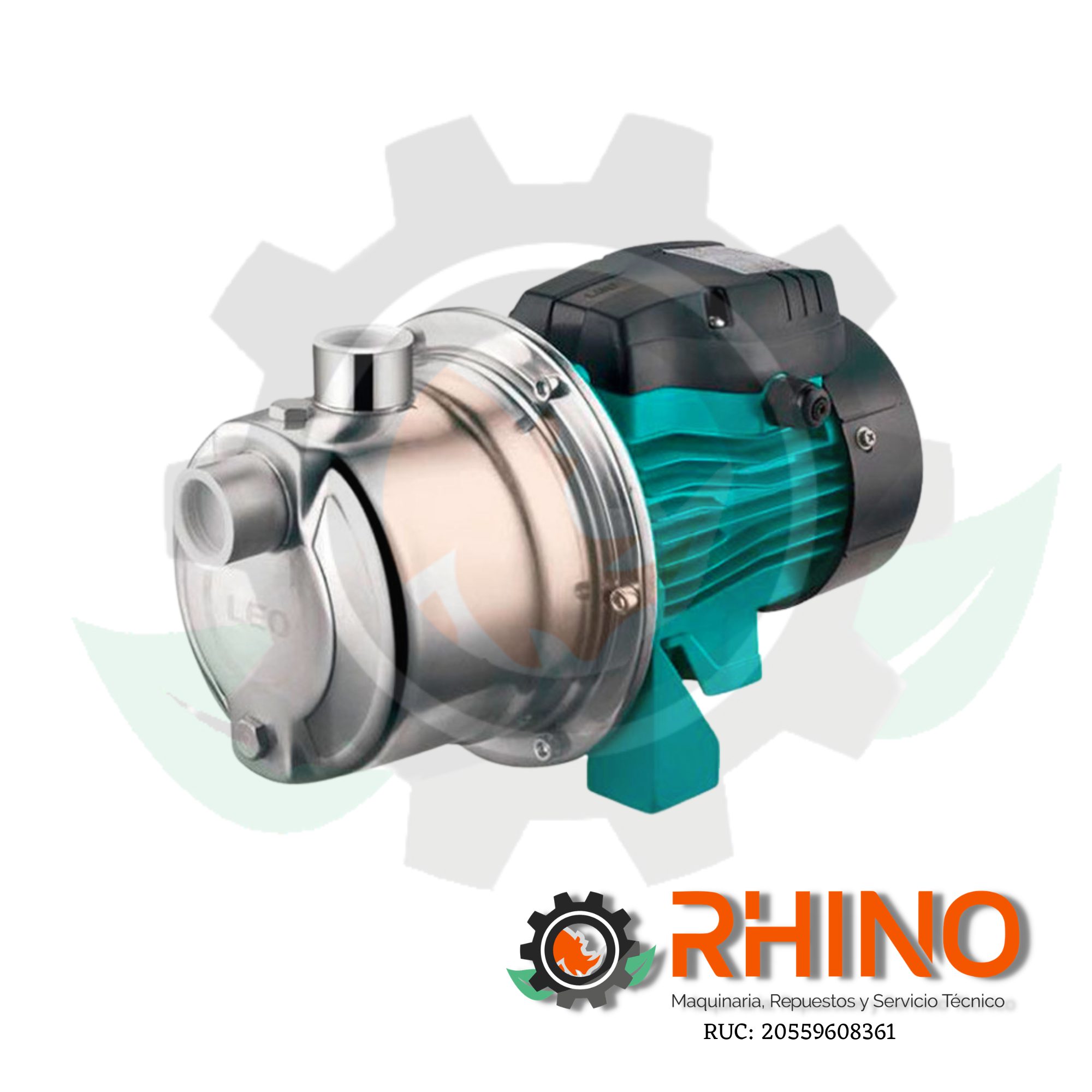 ELECTROBOMBA JET CUERPO ACERO INOXIDABLE AJM75S 1.0HP MONOFÁSICO LEO AJM75S