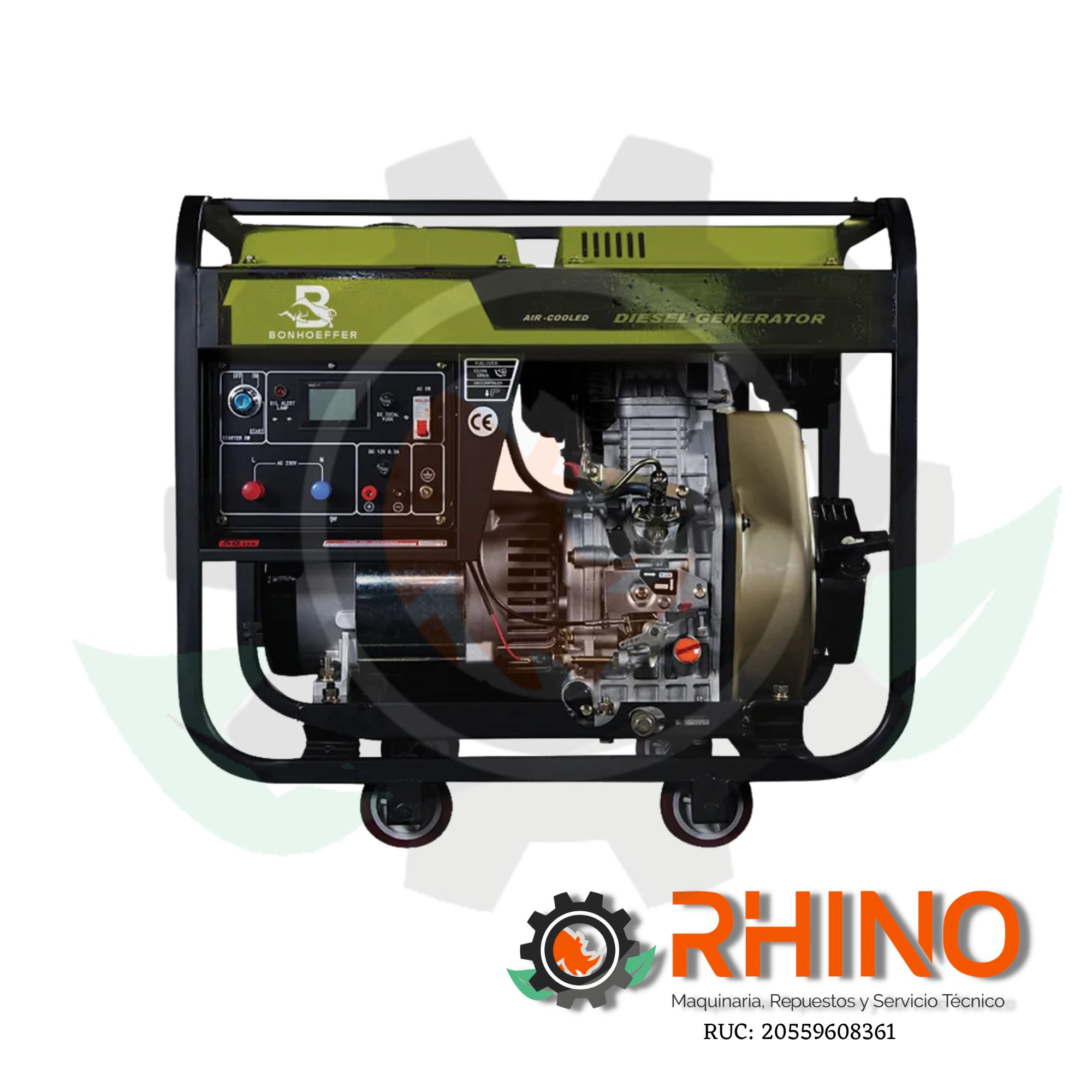 GENERADOR DIESEL 6.5KW ENCAPSULADO BONHOEFFER BON-P-DG-6.0KW