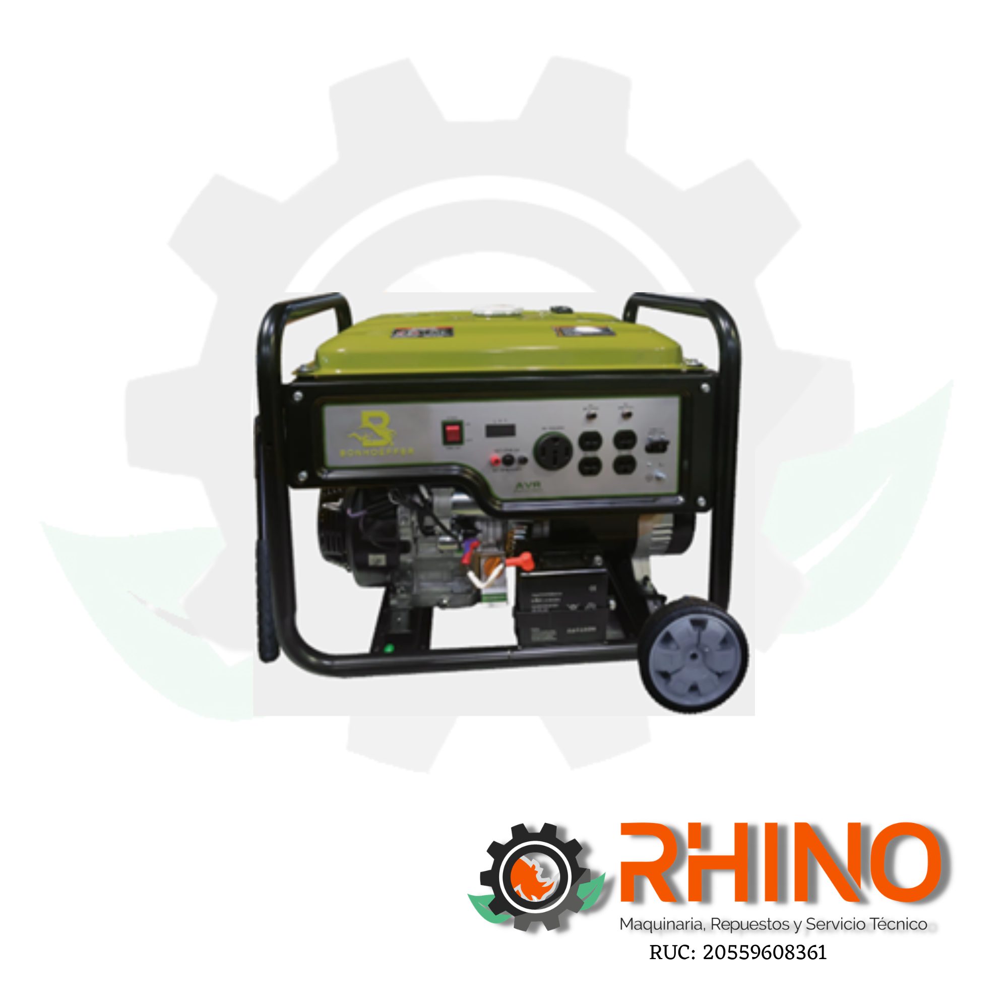 GENERADOR 7.5 KW GASOLINERO MONOFÁSICO BONHOEFFER BON-P-GG- 7,5KW