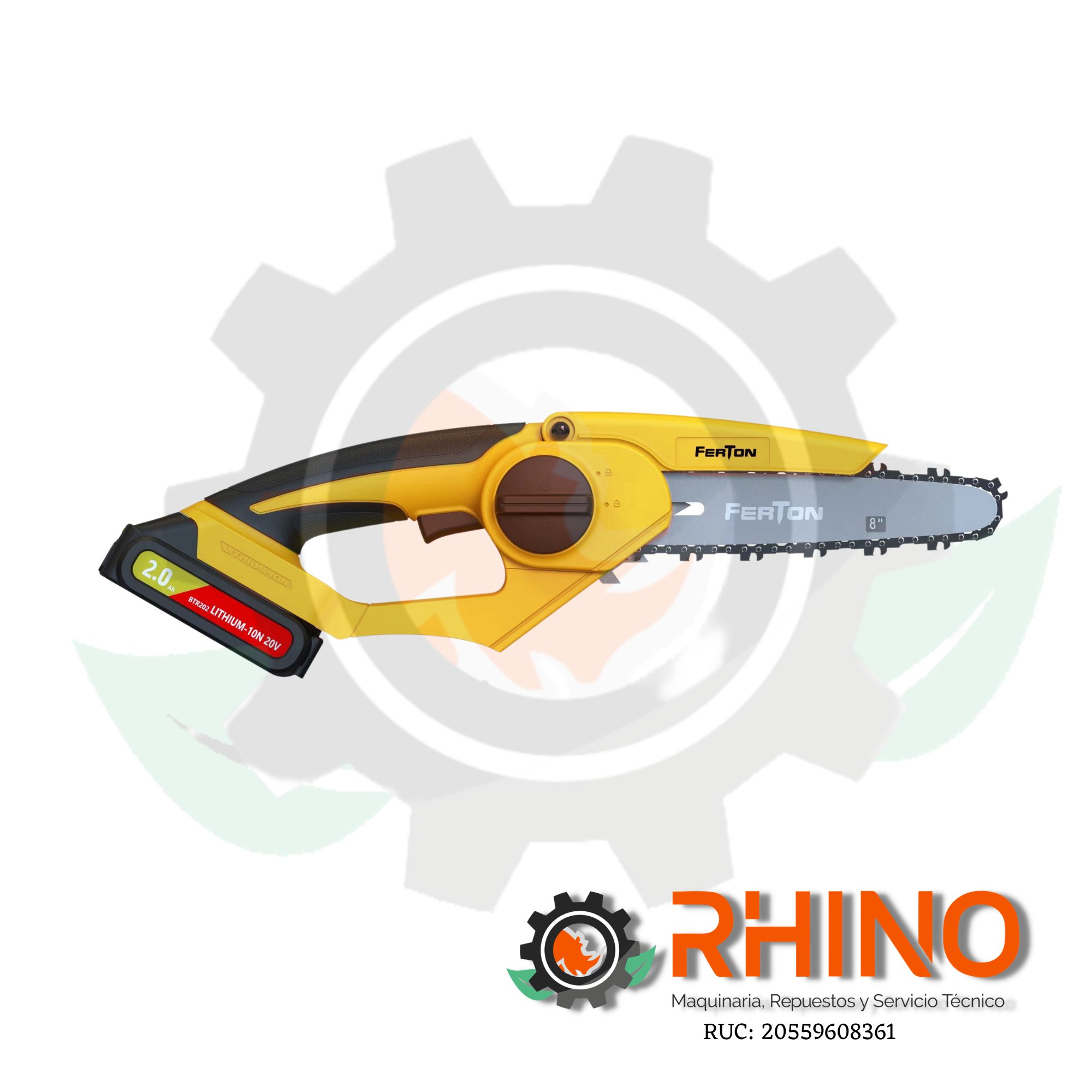 SIERRA INALÁMBRICA BRUSHLESS 20V/2.0AHX2 8“ FERTON MTSR8