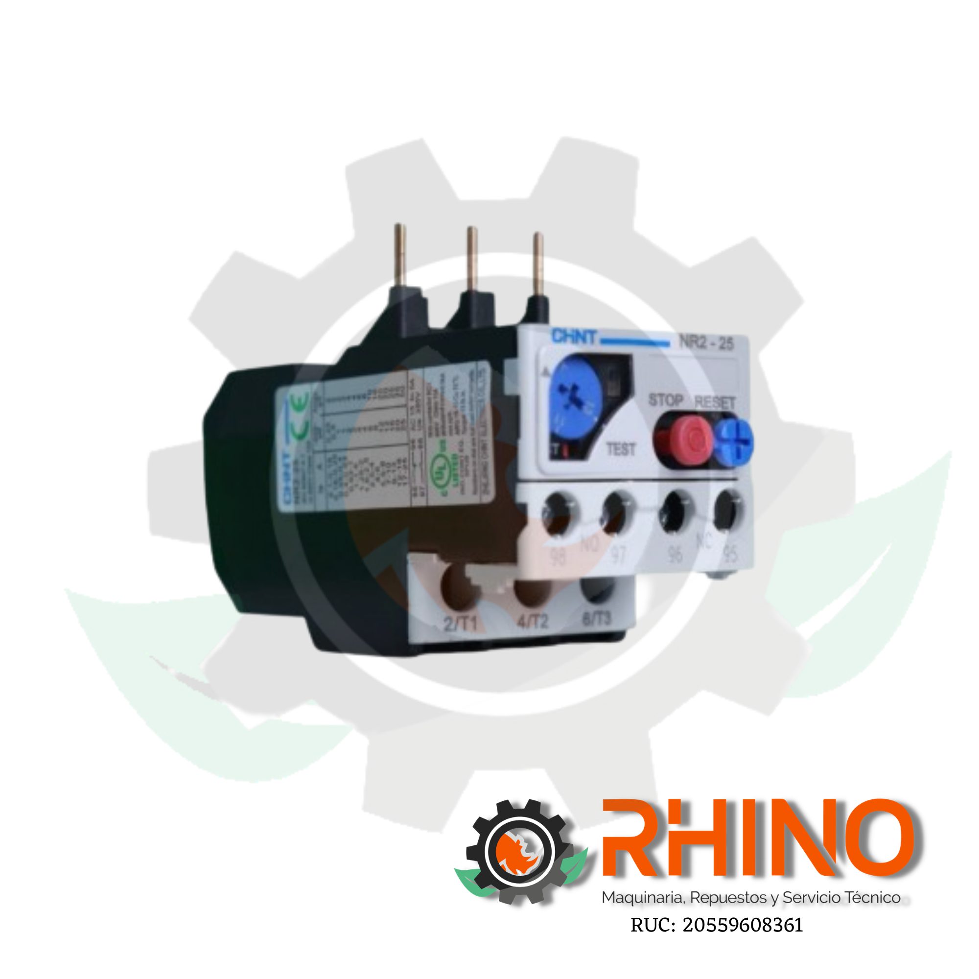 RELE DE SOBRECARGA TERMICO CHINT NR2-25 5.5-8A