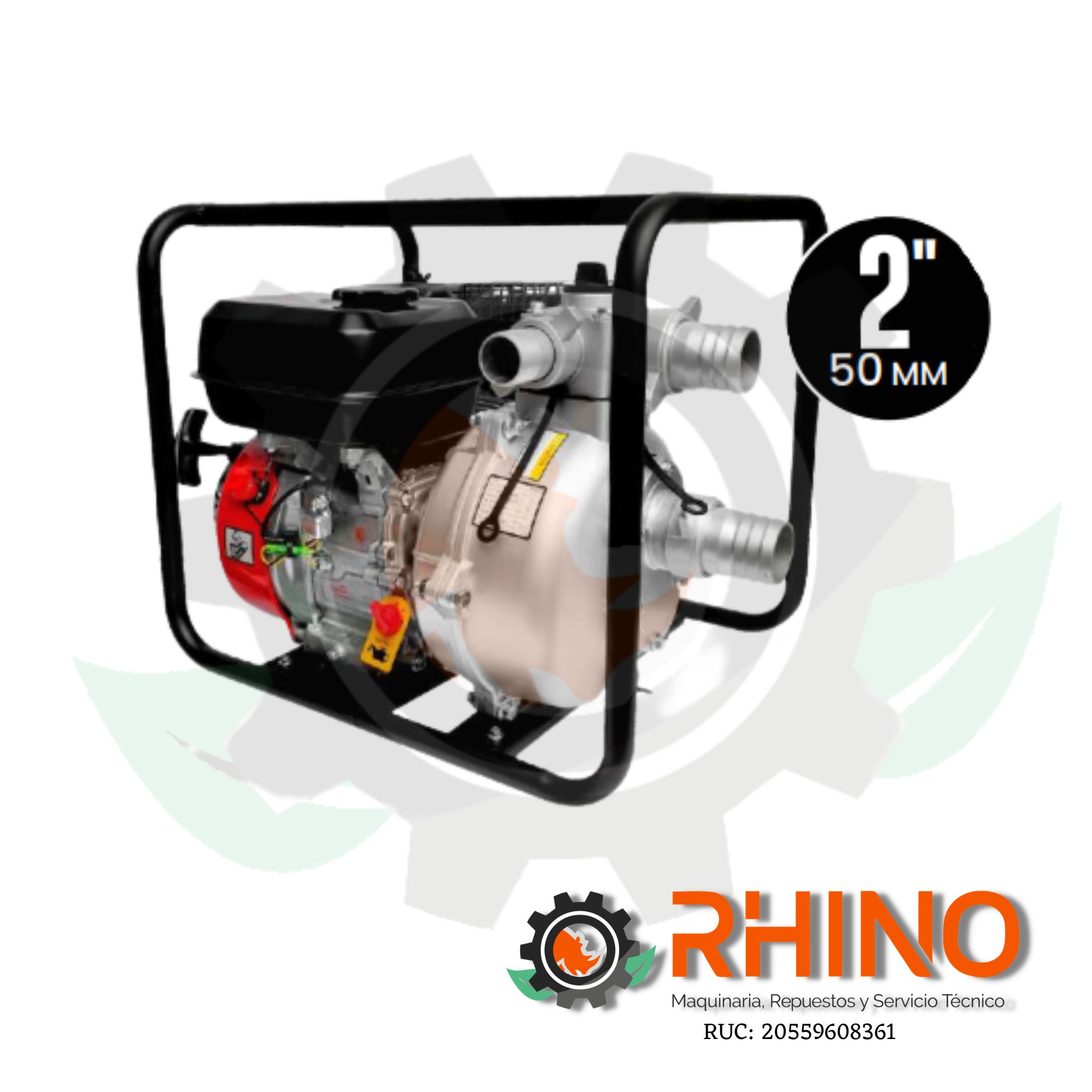 MOTOBOMBA DE ALTA PRESION RATO DE 2" CON MOTOR R210 (7.0 HP)