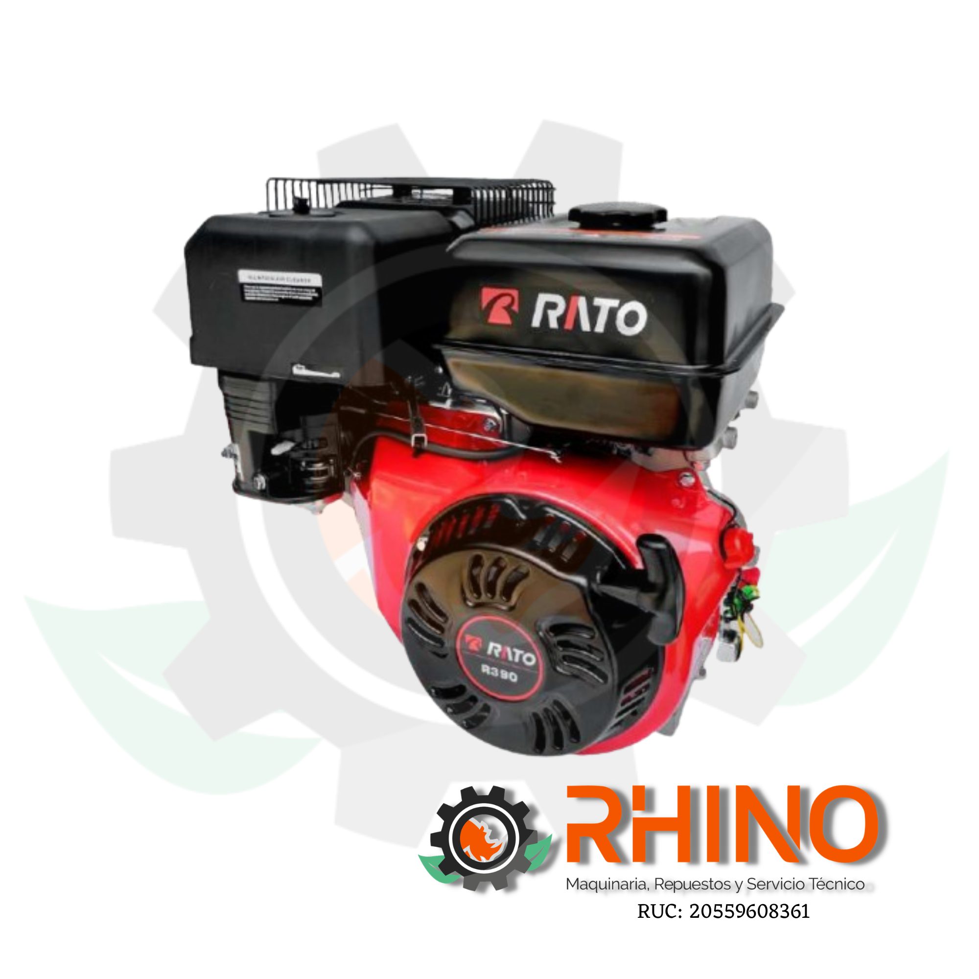 MOTOR GASOLINERO 13 HP 4 TIEMPOS RATO R390