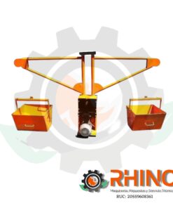 WINCHE ELECTRICO NACIONAL PARA CONSTRUCCIÓN CON MOTOR WEG TRIFASICO DE 5 HP 380V CON DOS BALDES