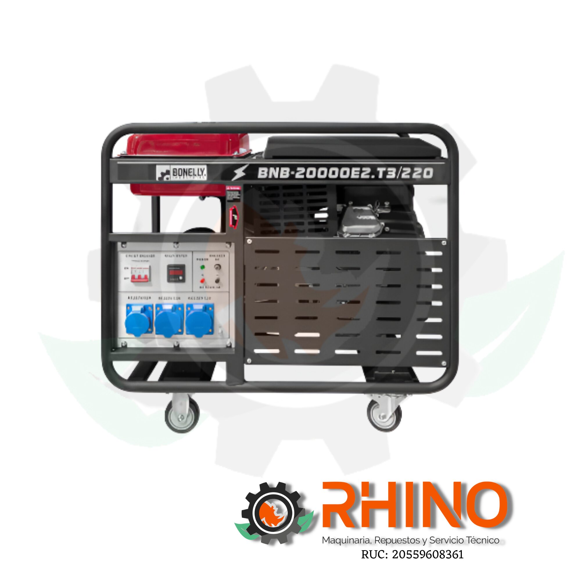 GENERADOR GASOLINERO ABIERTO BONELLY BNB-20000E2.T3/220