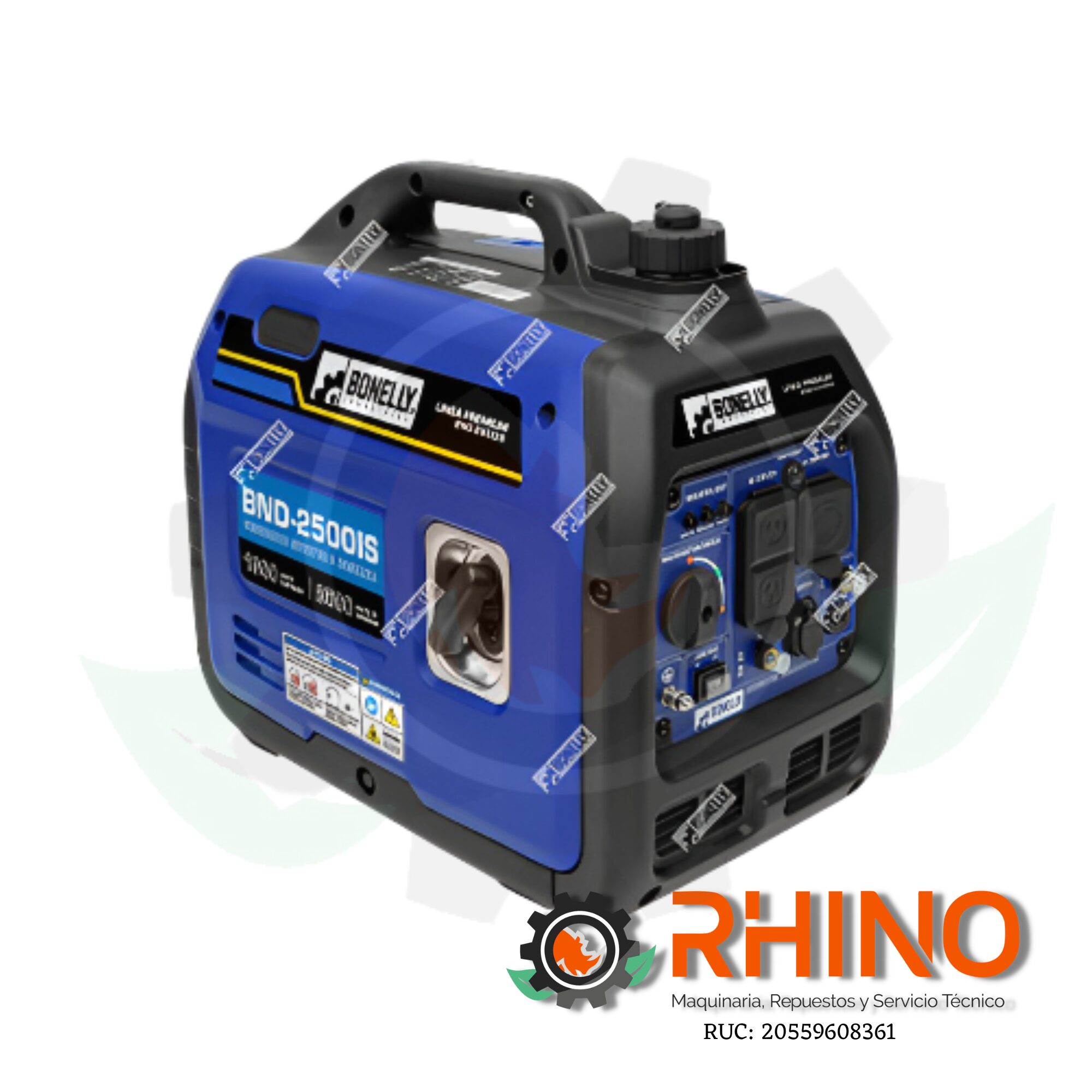GENERADOR GASOLINERO INVERTER 1.8KW - 2.2KW BONELLY BND-2500IS