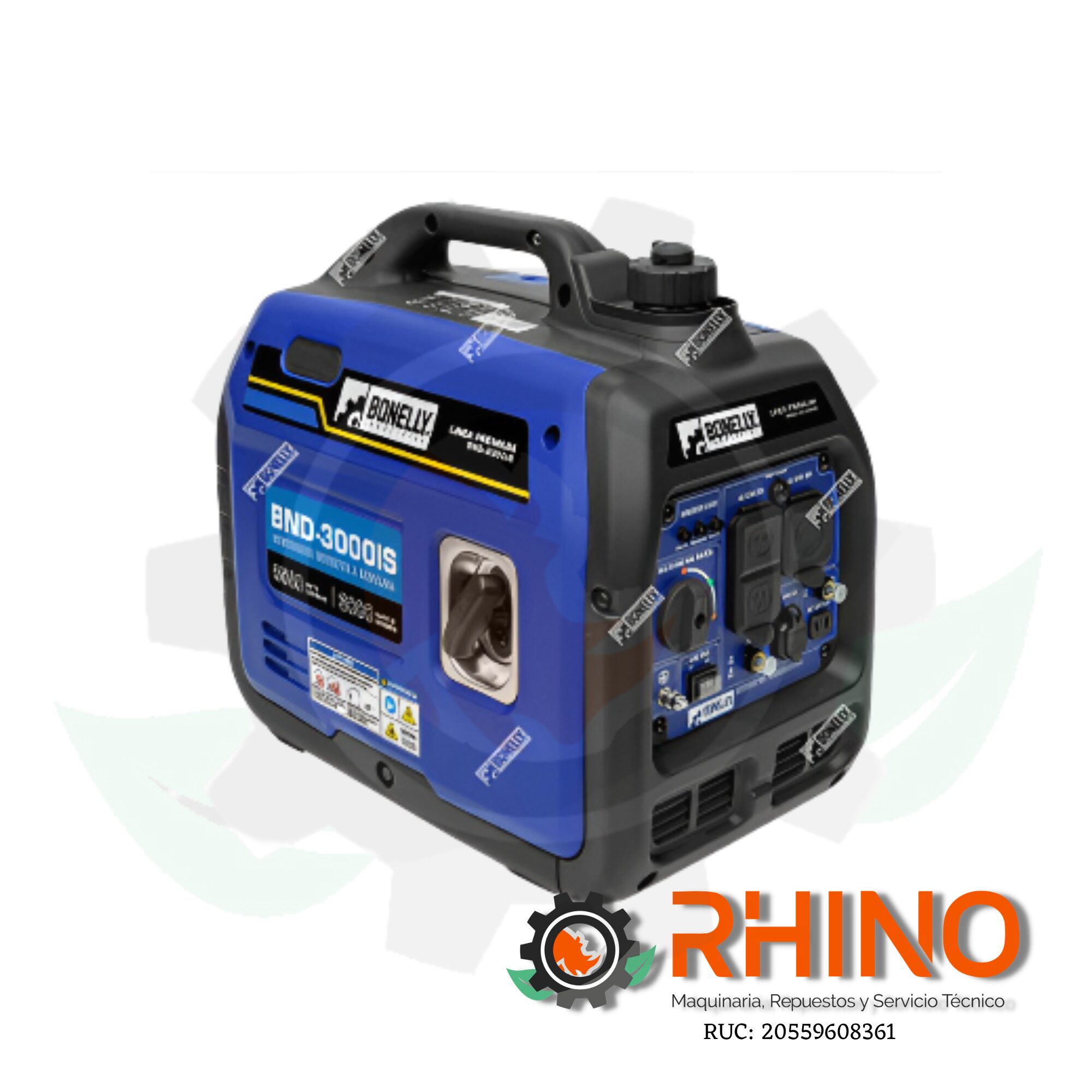 GENERADOR GASOLINERO INVERTER 2.5KW - 2.8KW BONELLY BND-3000IS