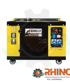 GENERADOR DIESEL SILENCIOSO TRIFÁSICO 220V 9KW BONELLY 13000S.T3/220