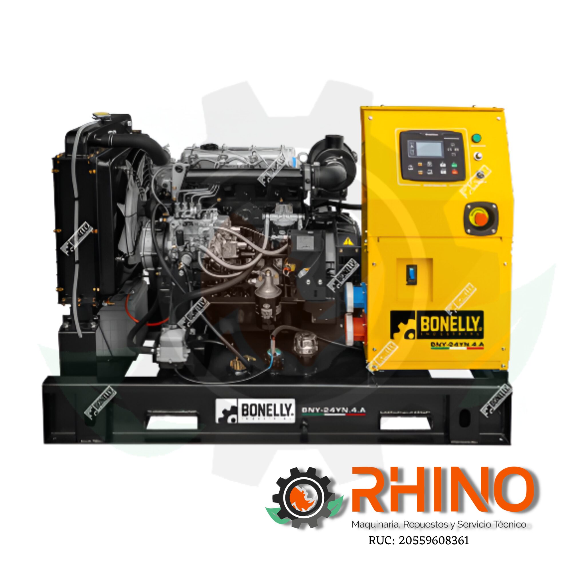 GRUPO ELECTRÓGENO DISIEL TRIFÁSICO 24KW BONELLY BNY-24YN.4.A