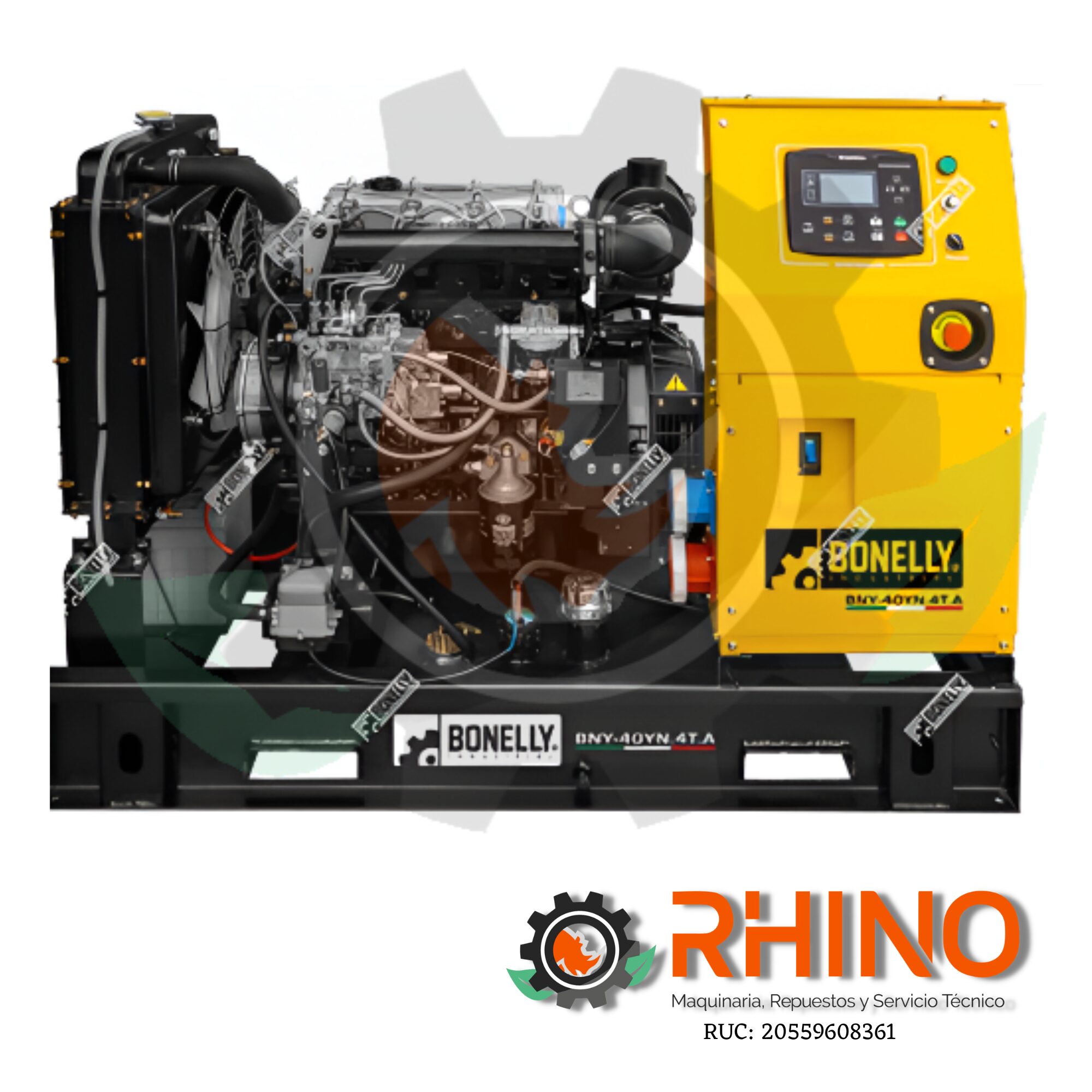 GRUPO ELECTRÓGENO DISIEL TRIFÁSICO 40KW BONELLY BNY-40YN.4T.A