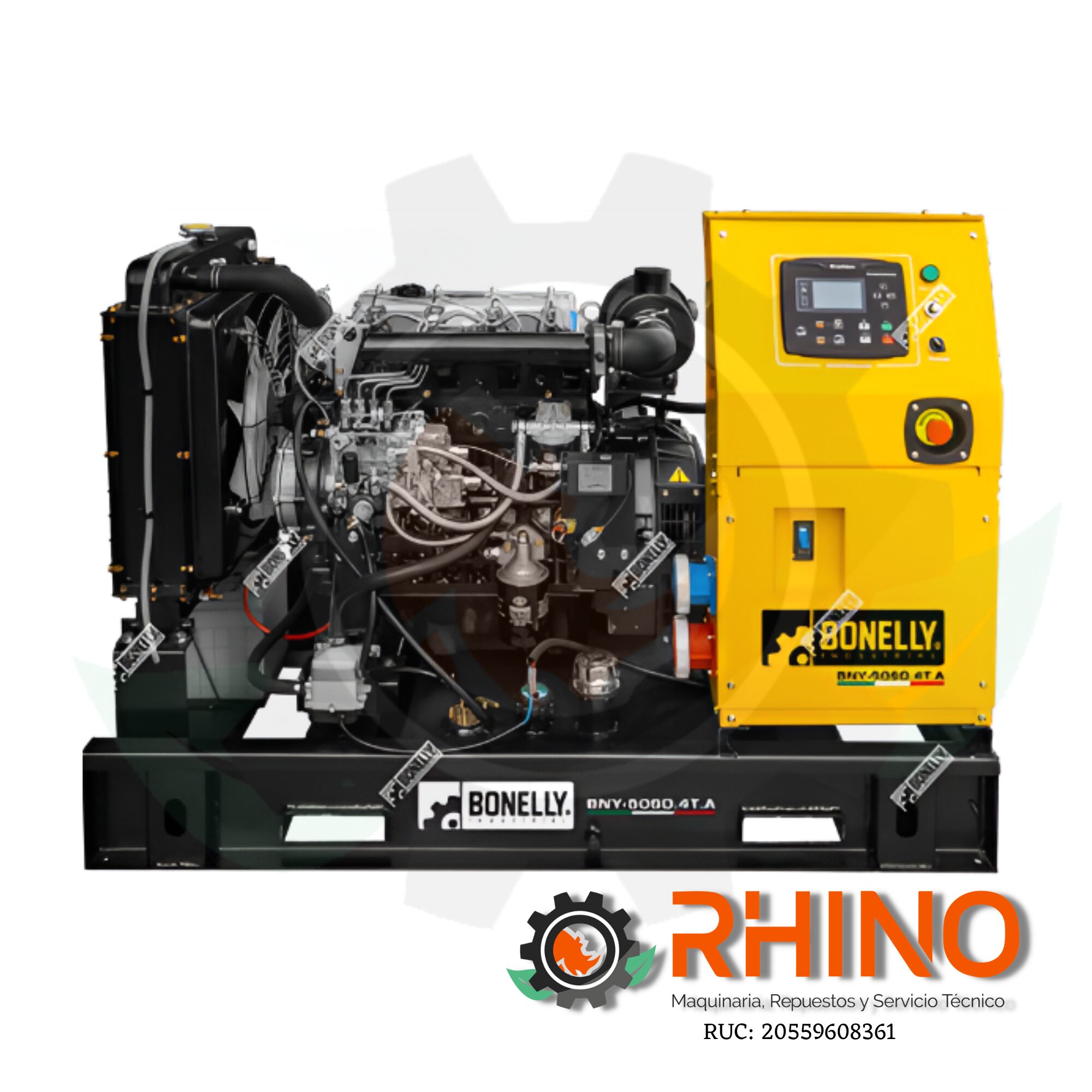 GRUPO ELECTRÓGENO DISIEL TRIFÁSICO 50KW BONELLY BNY-50SD.4T.A
