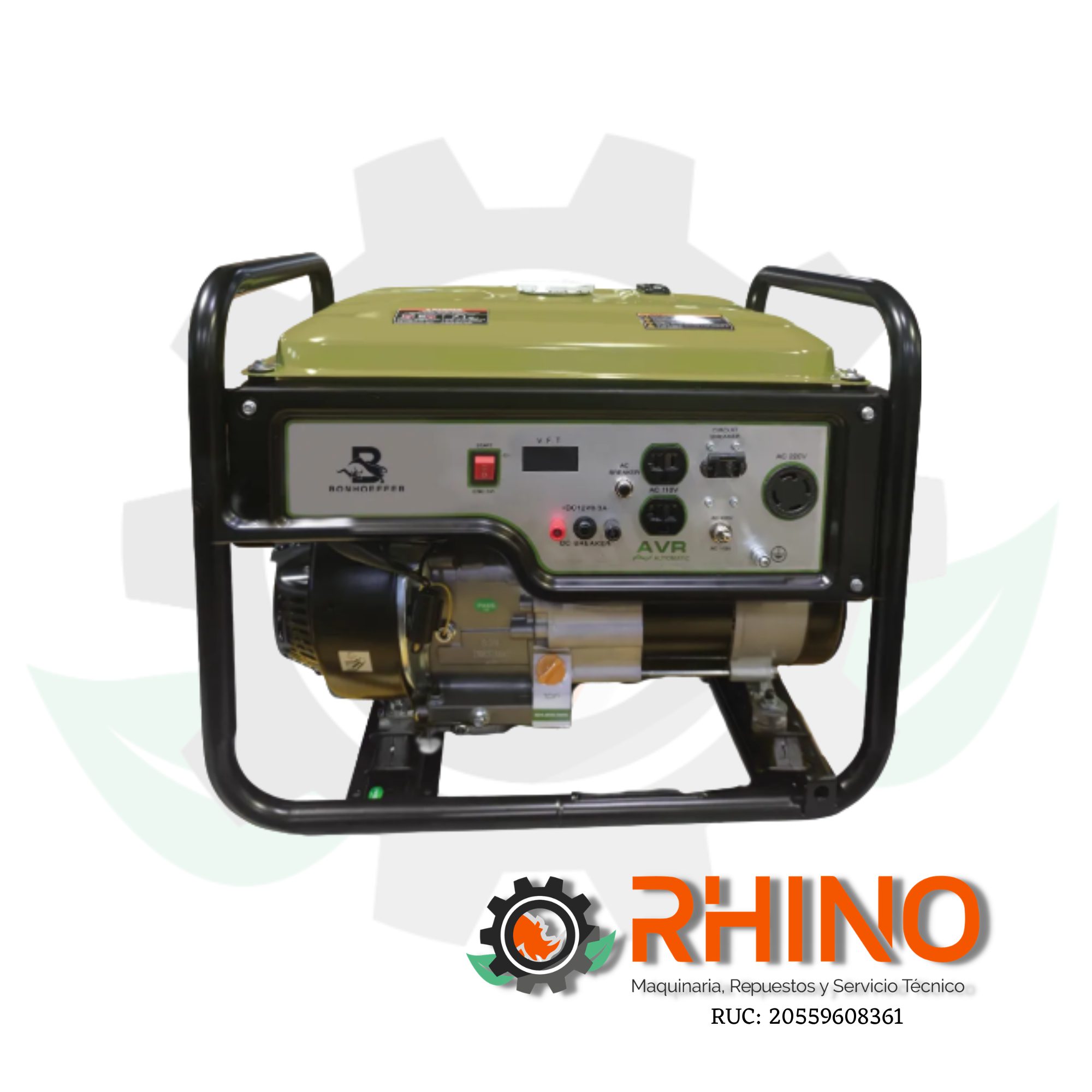 GENERADOR A GASOLINA 5,0KW 9HP BONHOEFER BON-P-GG-5,0KW