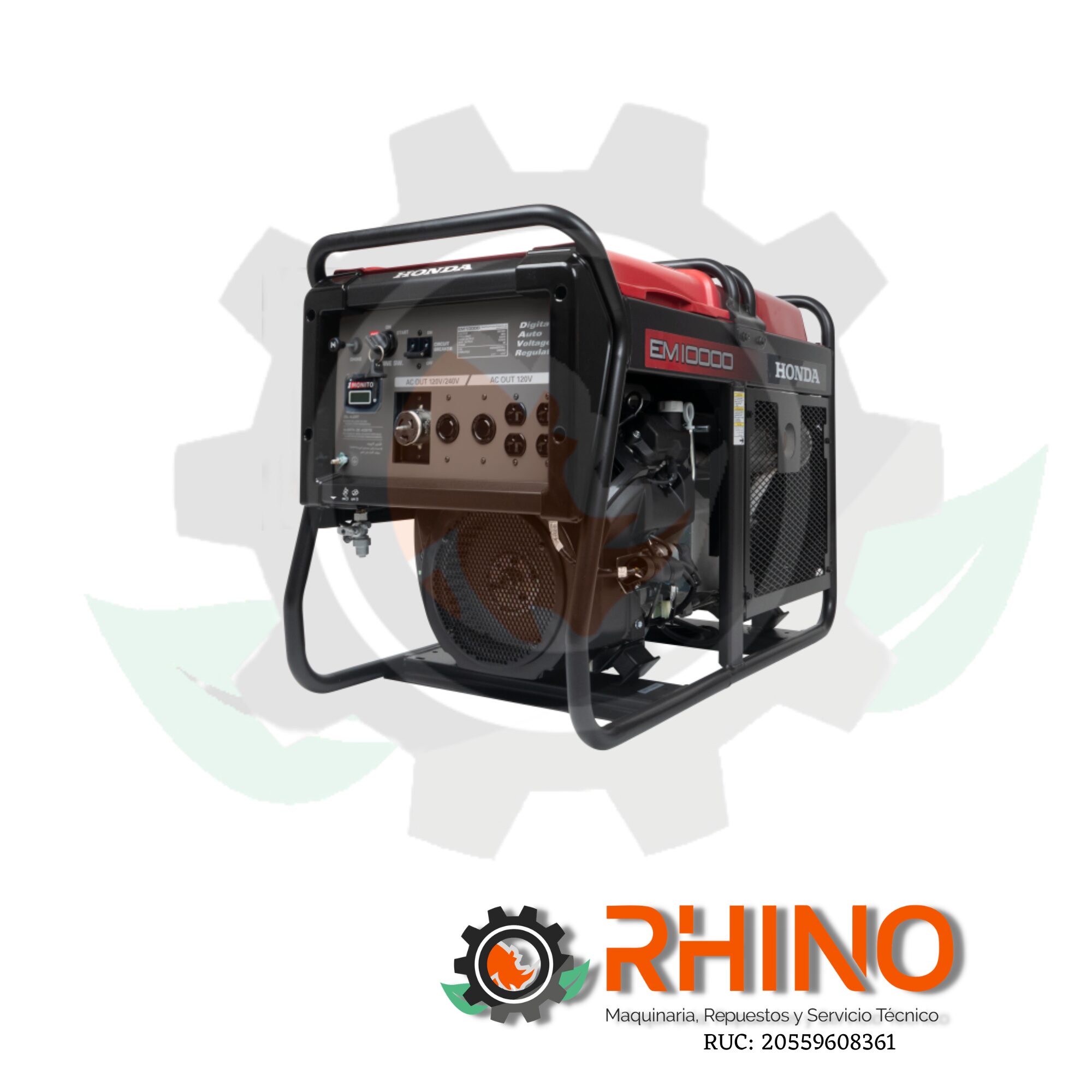 GENERADOR GASOLINERO MONOFÁSICO 10 KVA HONDA EM10000K1-LDH