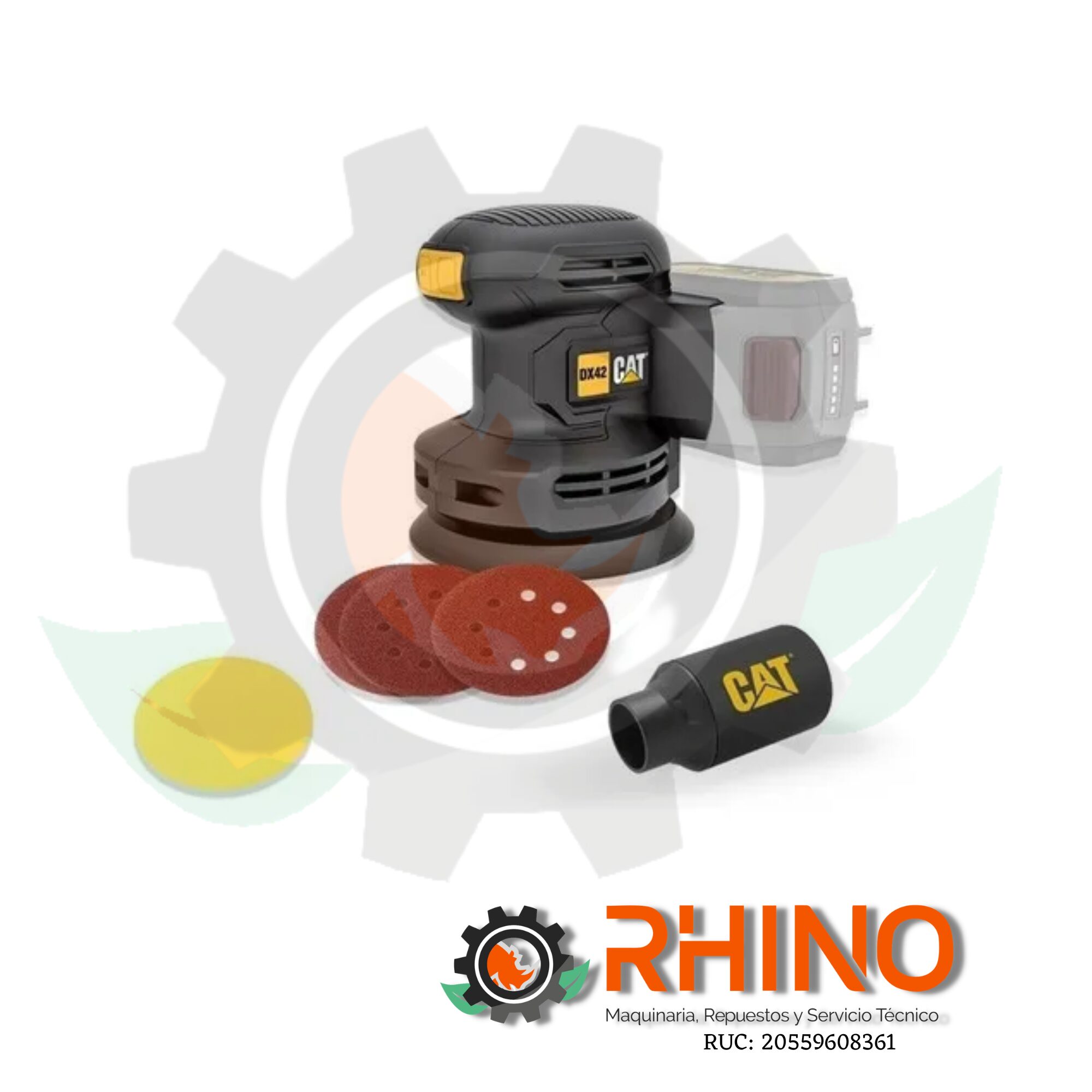 LIJADORA / PULIDORA ROTO ORBITAL 18V CAT DX42