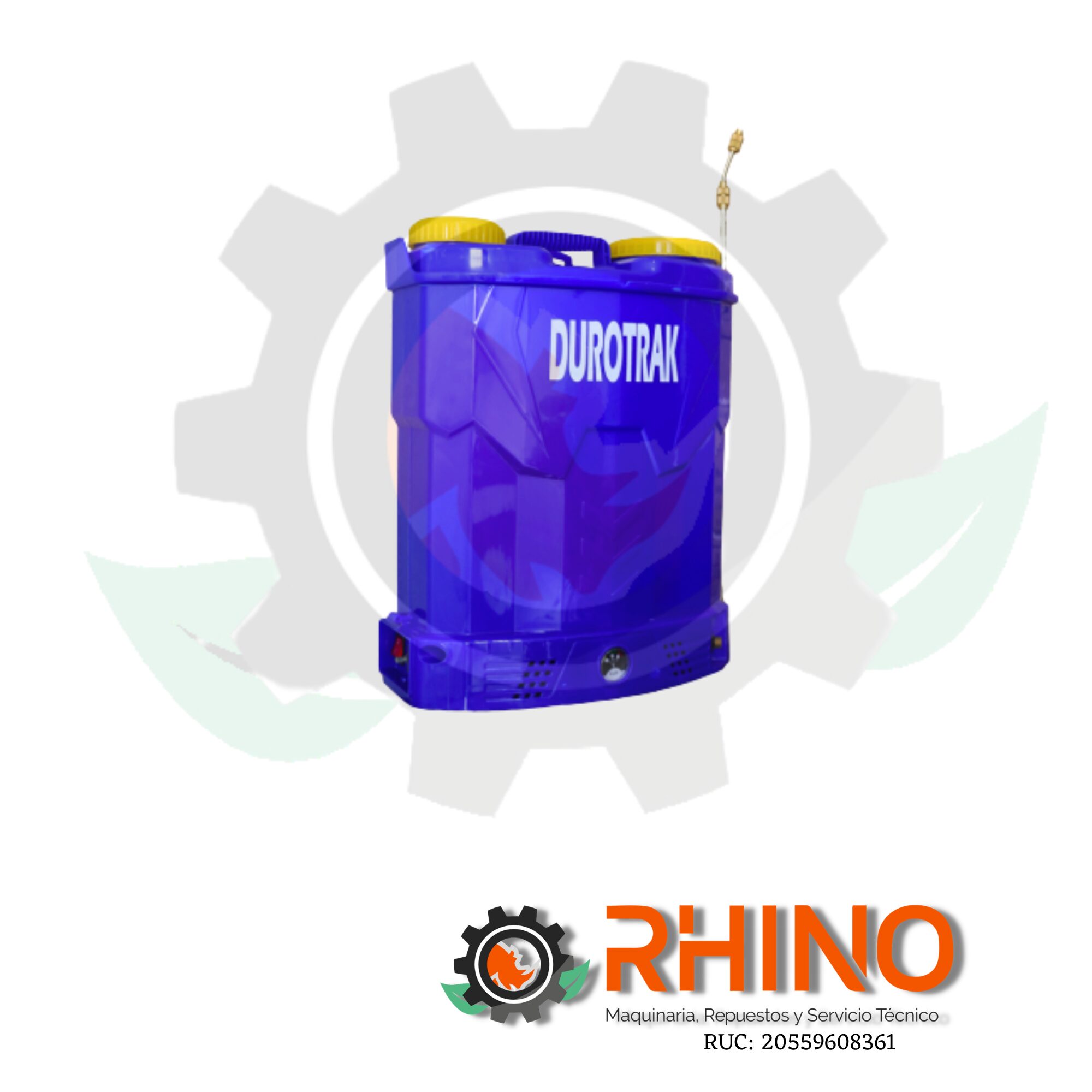 Fumigadora 20L a batería de 8V Durotrak SC7-DA8