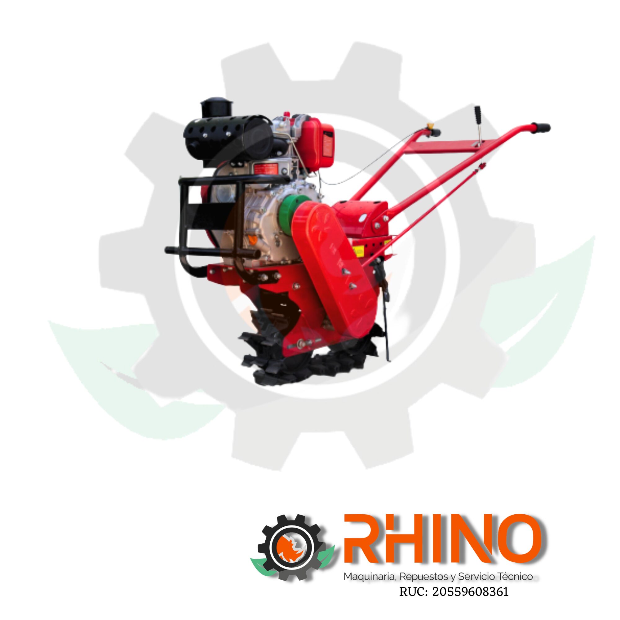 MOTOCULTOR PETROLERO DE ORUGA 8HP SC7-MTP8