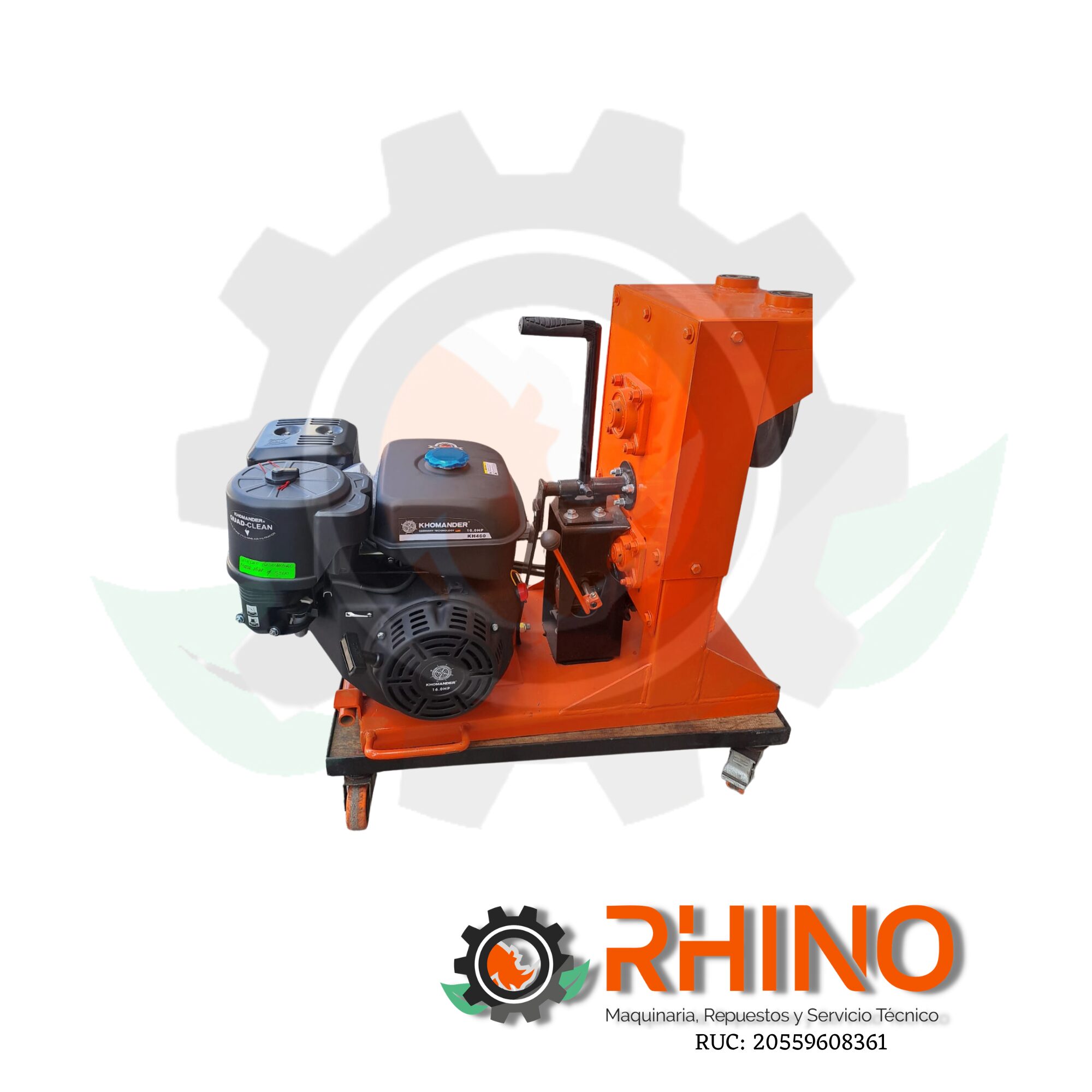 WINCHE ELEVADOR CON MOTOR GASOLINERO 13 HP - Imagen 3