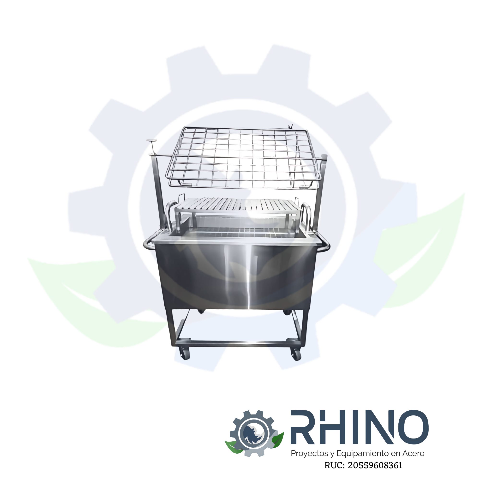 CAJA CHINA CON PARRILLA Y CHANCO AL PALO