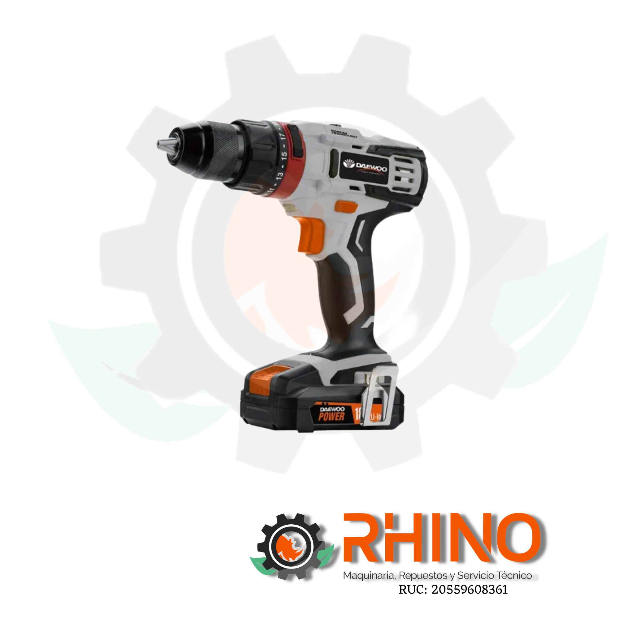 TALADRO DE IMPACTO ½” 20 V DAEWOO DALD18-M1PC-kit