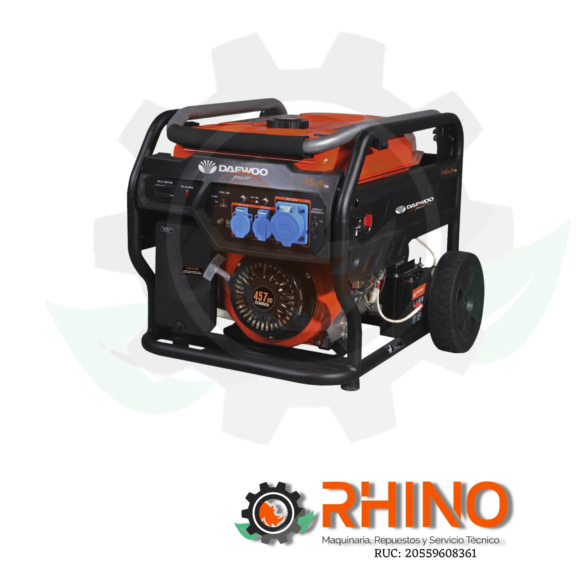 GENERADORA GASOLINERO 8300W DAEWOO GDA11050E