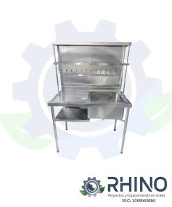 LAVADERO CON ESCURRIDOR DE VASOS