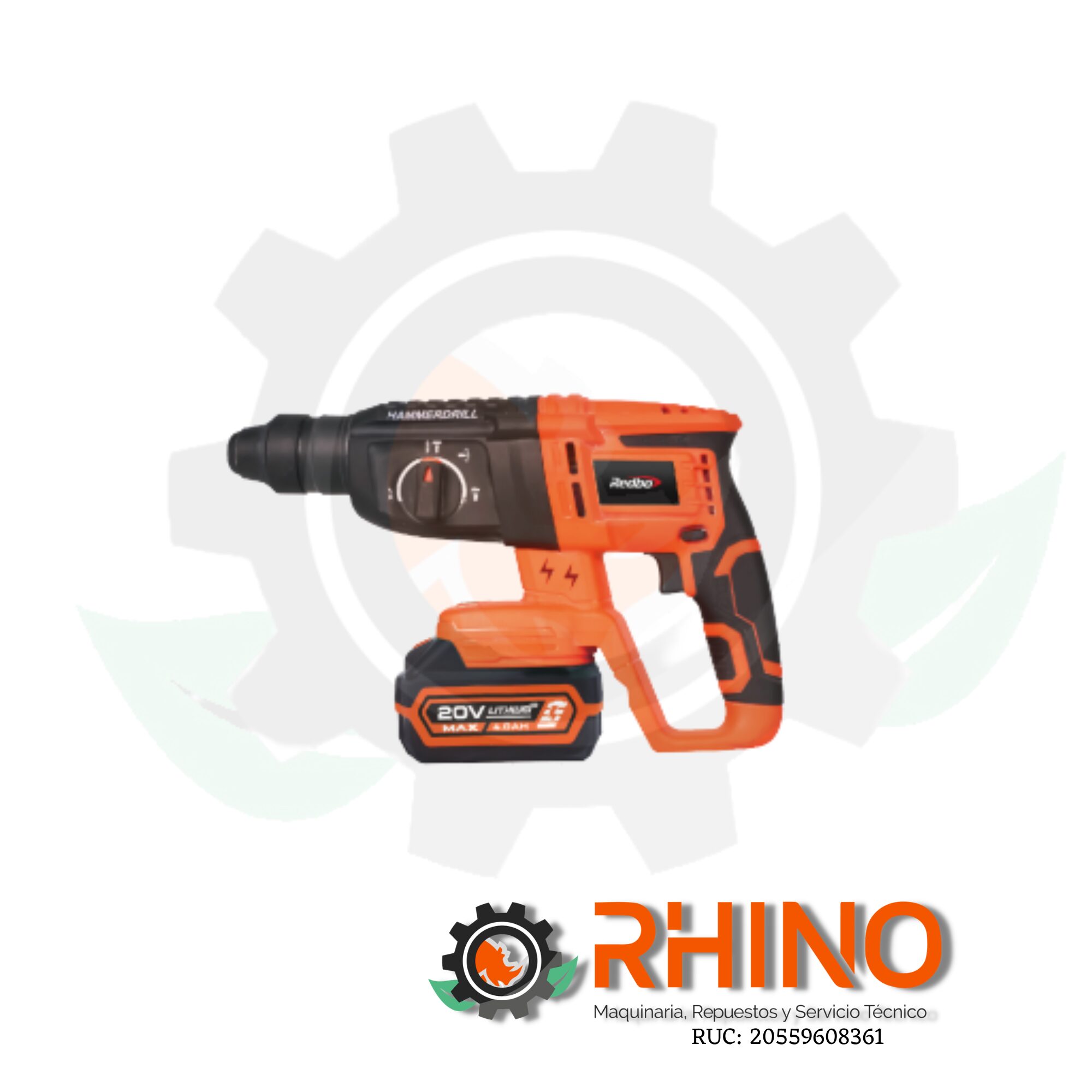 ROTOMARTILLO BRUSHLESS 4.0 Ah REDBO RH-20BL