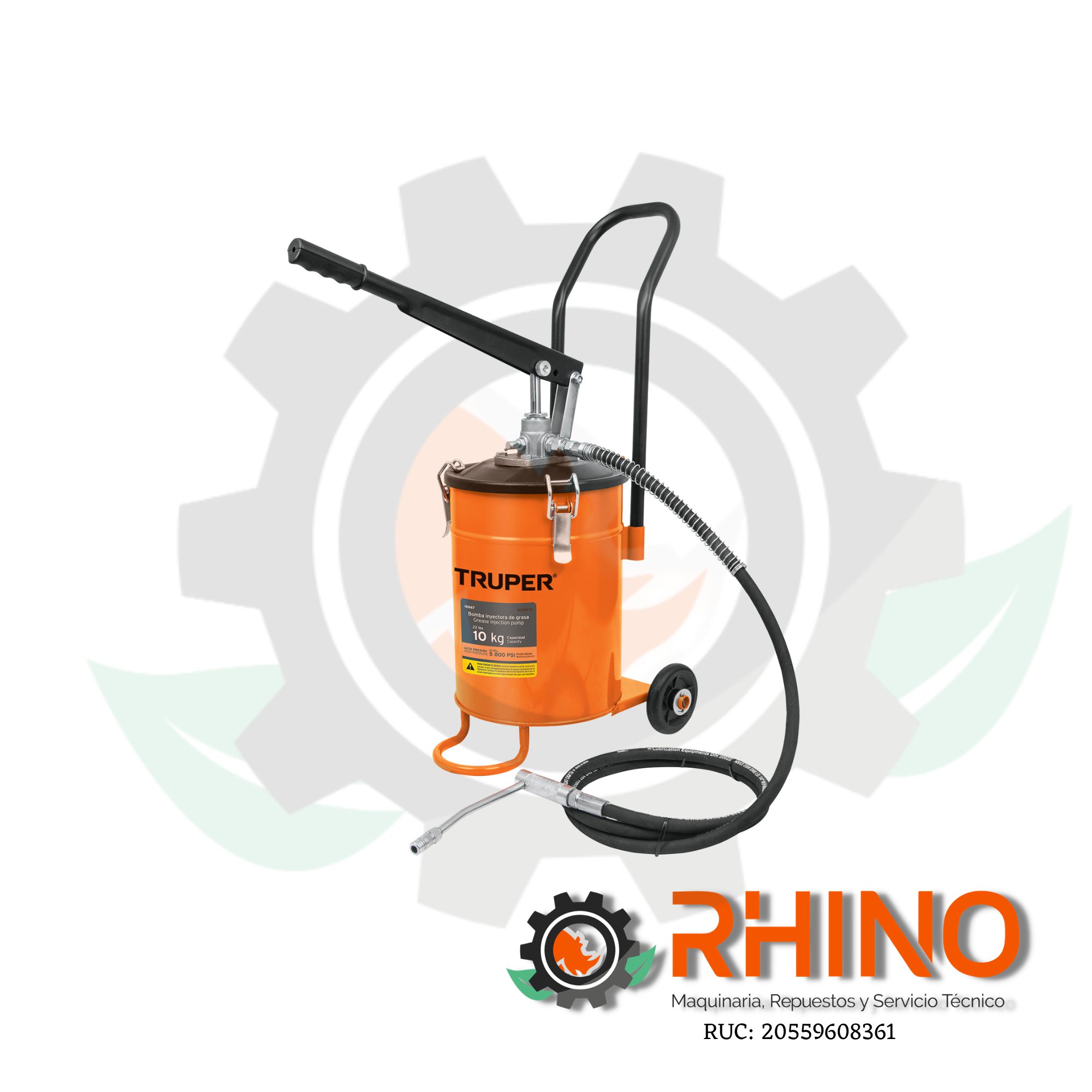 ENGRASADORA MANUAL DE 10 KG (22LB) TRUPER BOMIN-10 16867