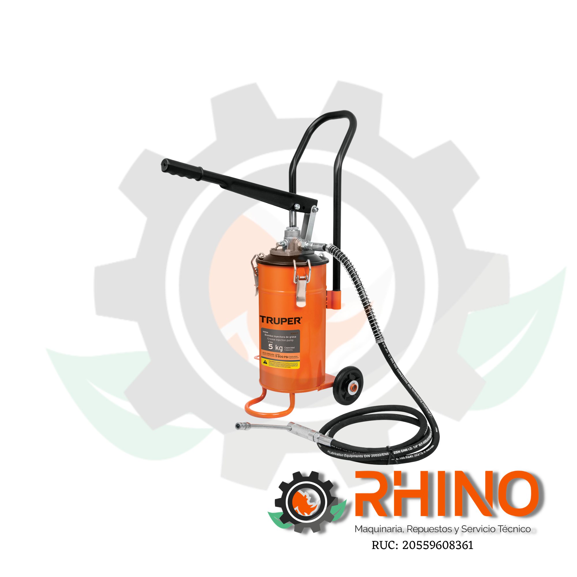 ENGRASADORA MANUAL DE 5 KG (11LB) TRUPER BOMIN-5 16866